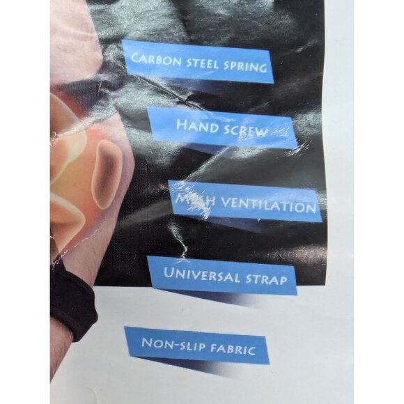 VS Joint Support Knee Pads Knee Stabilizer Rebound Spring Black Set of 2 - Picture 9 of 11